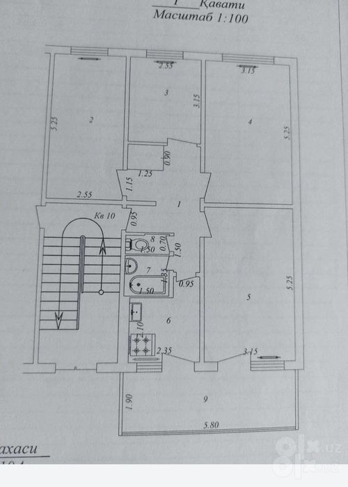 Chilonzor 23 4/1/5 kirpich 2/6 balkon