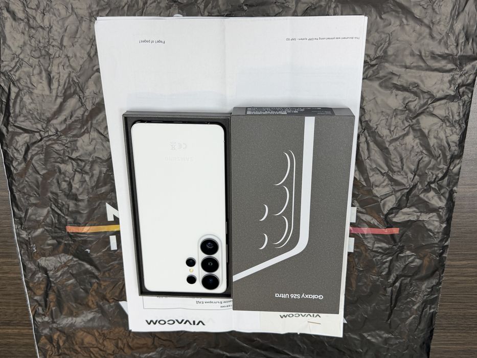 КАТО НОВ 512GB Samsung S26 Ultra Гаранция Viacom 2028г. White