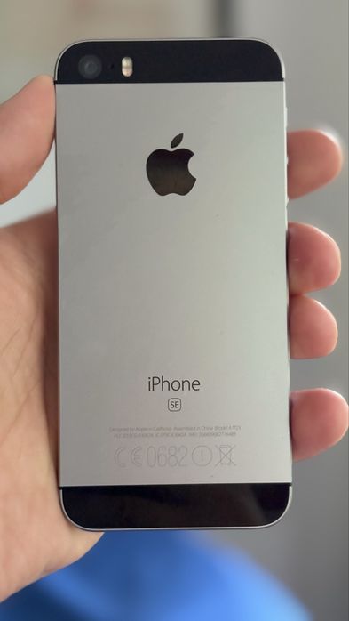 iPhone 5SE Space Grey Neverlock 32GB Amprenta OK 84% Baterie-Cablu-OK