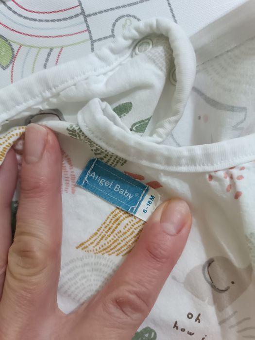 Angel Baby - Летен спален чувал "Весели слончета"  0.5 tog 6-18 месеца