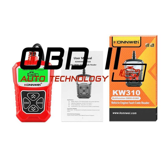 Универсална Авто Диагностика Konnwei KW310