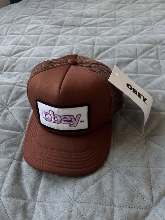 Obey brown cap bn