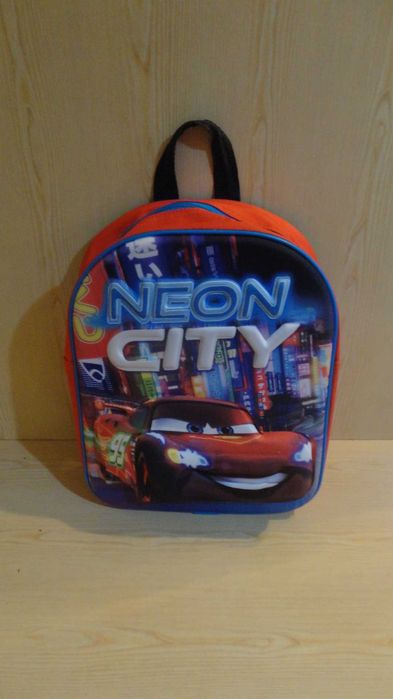 Детска релефна раница NEON CITY, 3D ефект