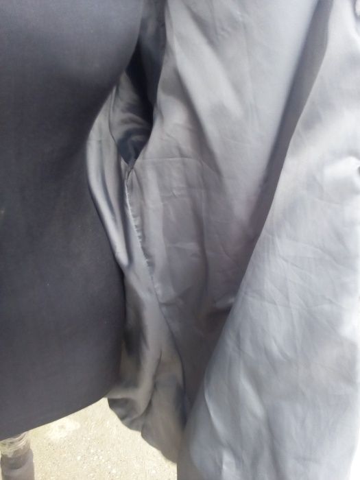 Елегантно дамско палто от еко кожа