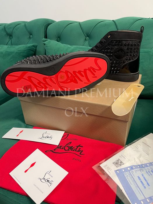 Adidasi Christian Louboutin piele naturala Full Box colectie noua