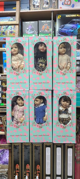 Силиконовый кукла 55см