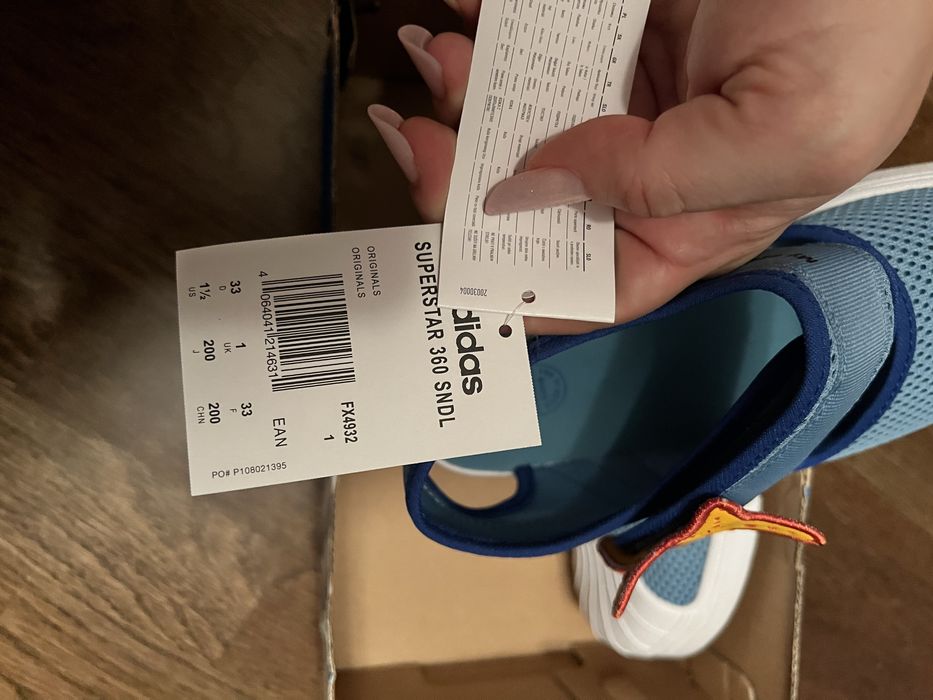 Sandale adidasi Adidas superstar 33