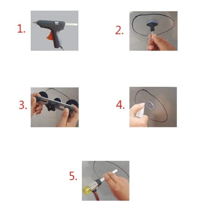 Ремонтен Комплект за Изправяне на Вдлъбнатини по Колата Visbella