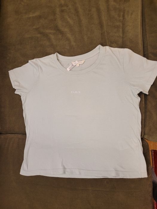 Tricou 100% bumbac, cu eticheta, S-M,  Review