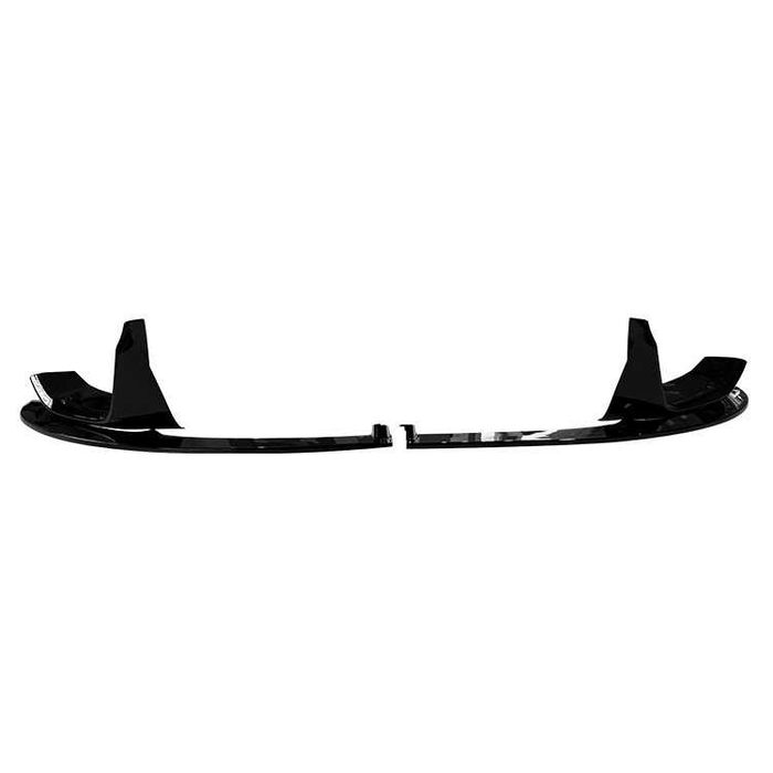 Prelungire Lip Bara Fata cu Splitere M3 M4 BMW F80 F82 F83, Negru Luci