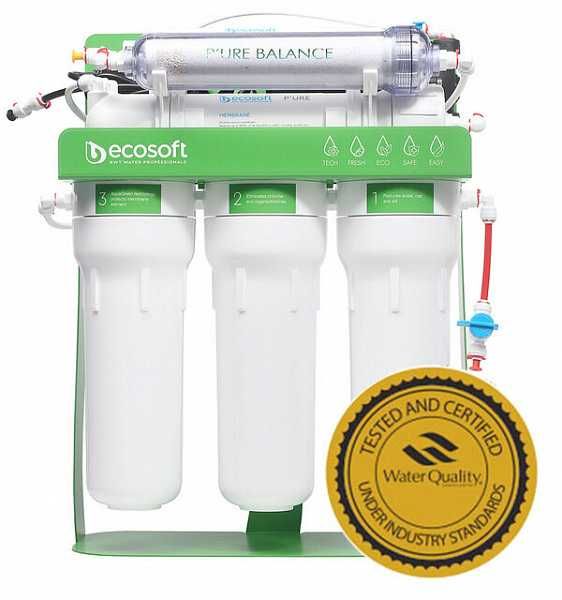 Фильтр для очистки воды Ecosoft P’URE Balance с помпой