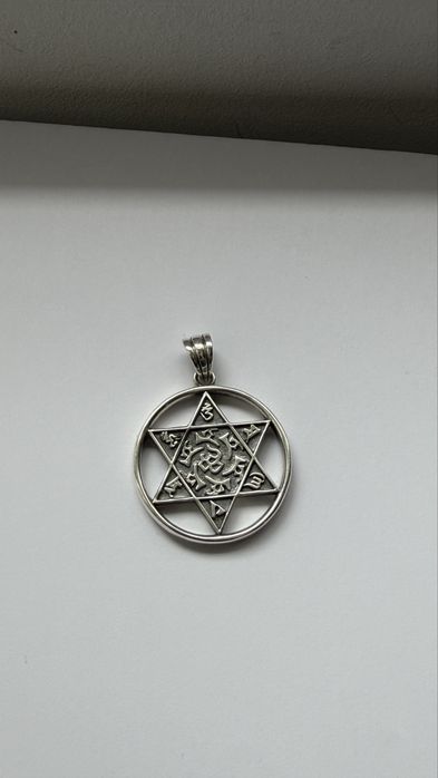 Pandantiv STEAUA LUI DAVID Argint 925 sterling masiv