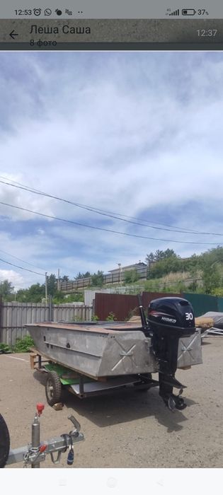 Продам лодку Тюменка с мотором Hidea 30