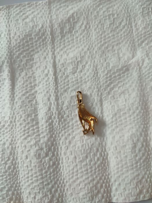 Кулон позолоченный