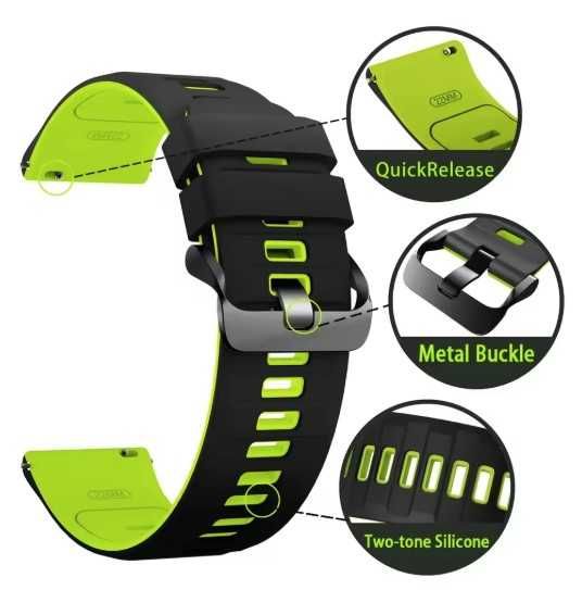 Curea silicon Huawei GT,GT2,GT3,GT4,GT5,GT6(46mm) 22mm model nou 2026