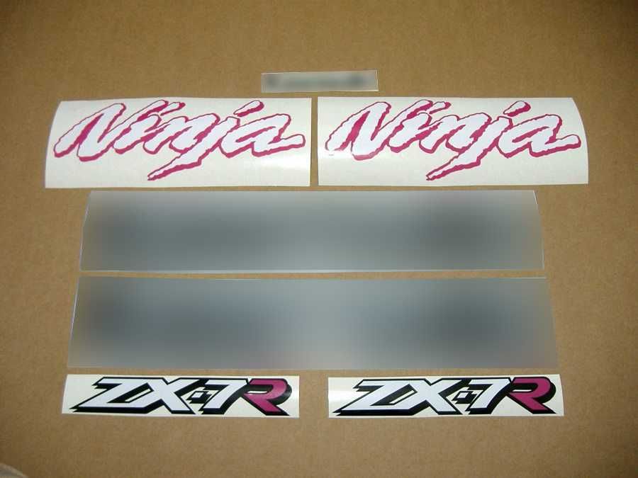 Стикери Kawasaki ZX7R Ninja лепенки кавазаки 750 зх7р zx-7r нинджа
