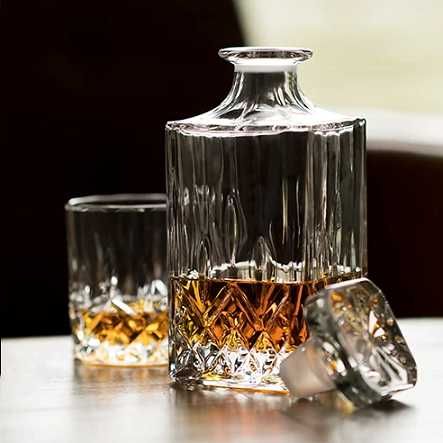 Комплект за уиски с шише, кристал