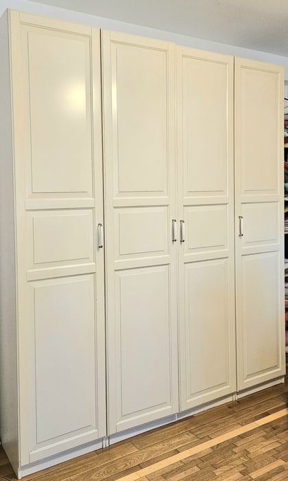 Dressing IKEA PAX 200×236×58 cm, alb, stare foarte bună