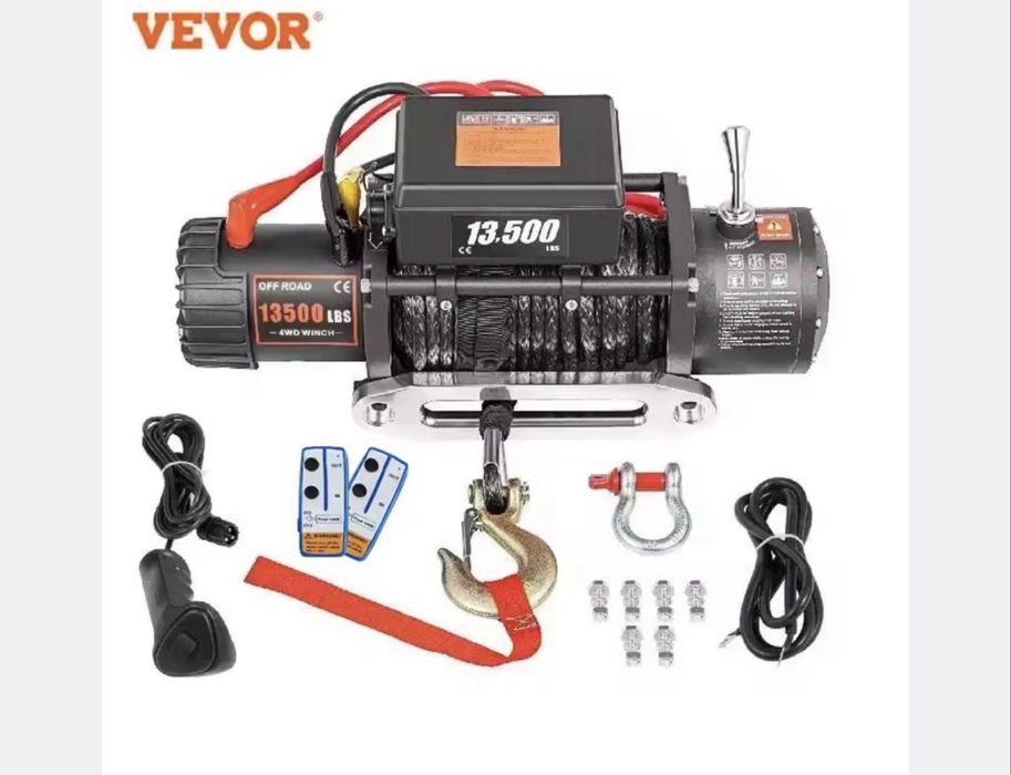 Vevor Troliu electric auto 12v 13500 Ibs, 6,1T (6123kg)