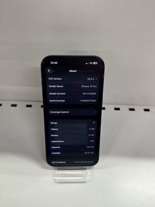 Iphone 15 Pro 128gb Перфектен