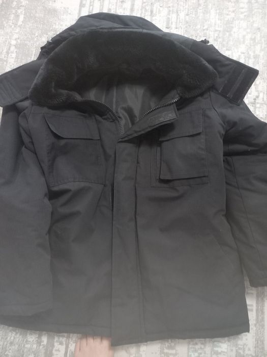 Бушлак черный, спецовка.