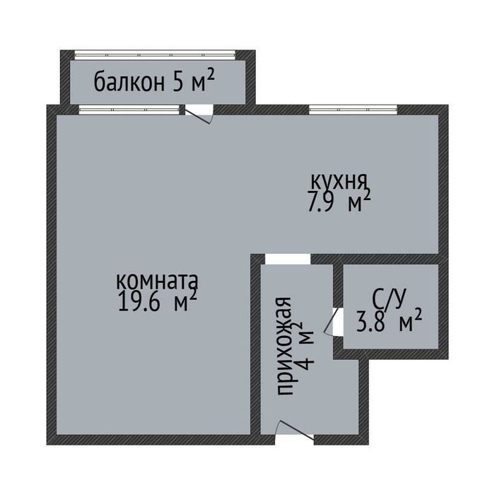 Продажа 1-комнатной квартиры