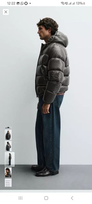 Пуховик куртка Zara