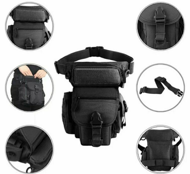 Тактическа чанта за бедро и кръст MAX-S 2.0 ОТ КОРДУРА 600D