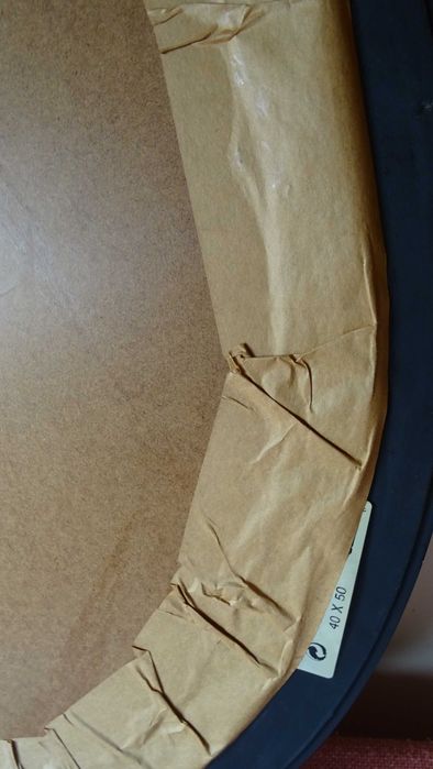 Гоблен  „Дама“,  едър бод, дебел конец, със стъкло и паспарту.