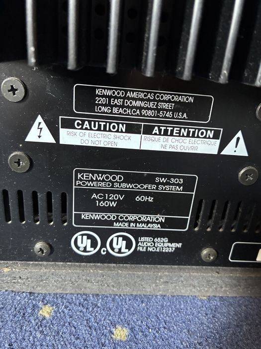 Subwoofer kenwood
