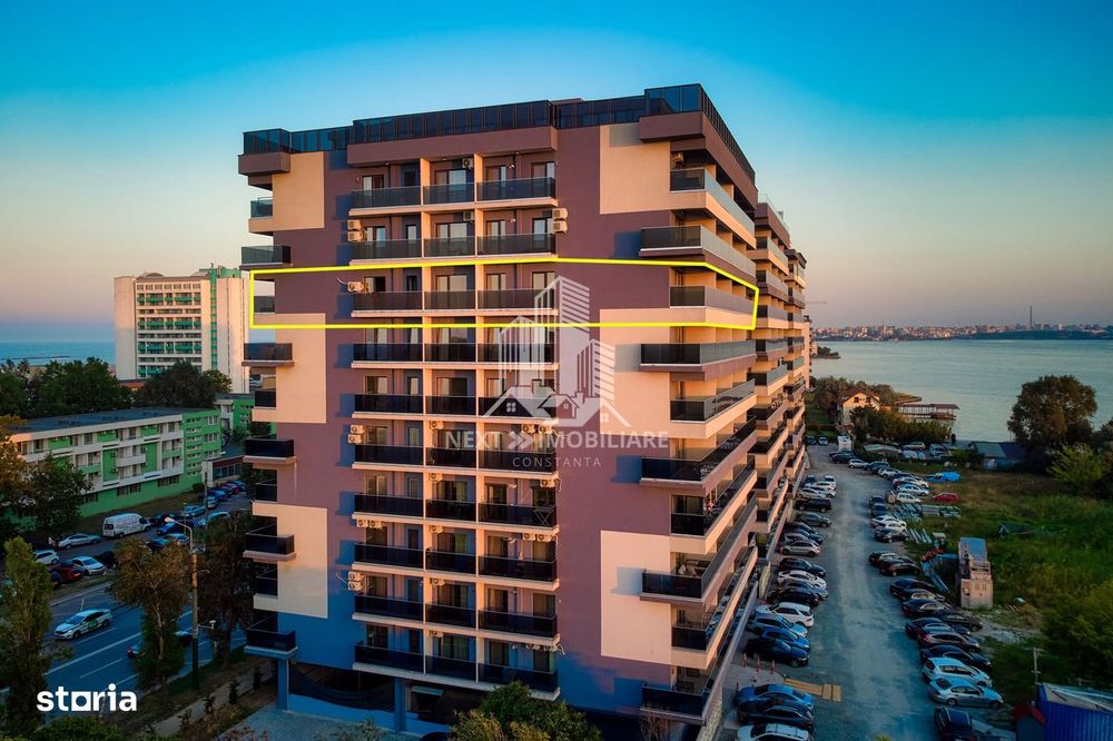 Apartament 3 camere la alb, Mamaia, Lacul Siutghiol