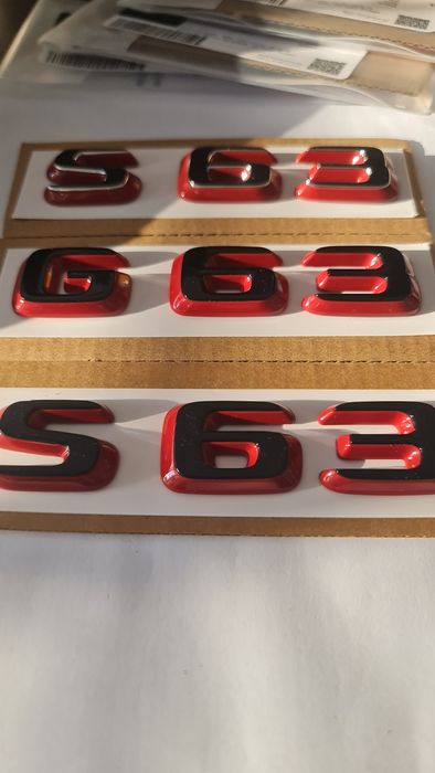 Емблема S63 G63 за Мерцедес Mercedes