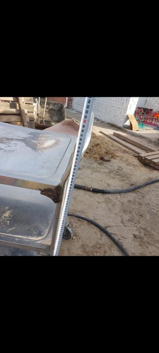 Стол стеллаж нержавейка