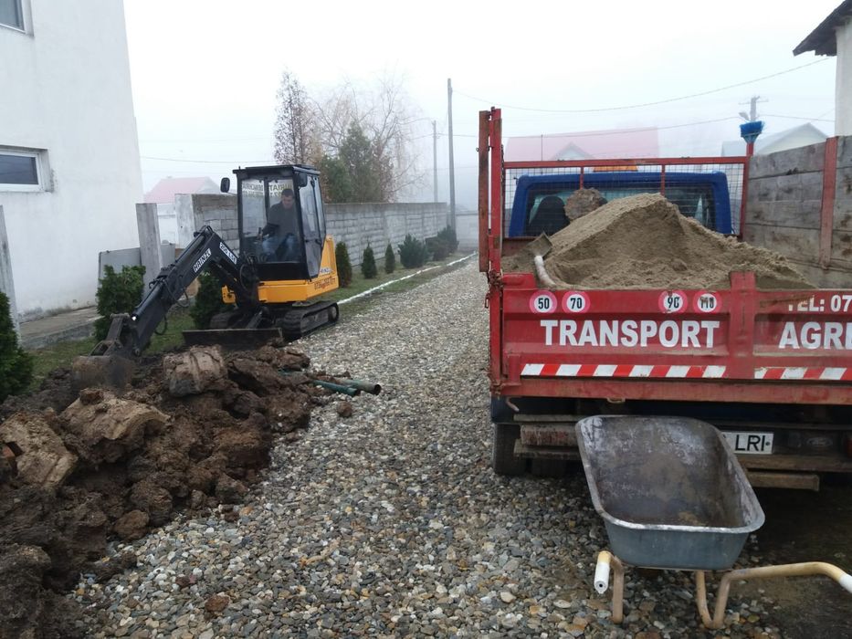 Bobcat și mini excavator de închiriat