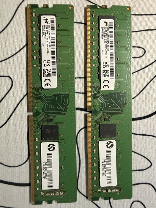 Kit 2x32gb ddr4 micron 3200mhz 64gb