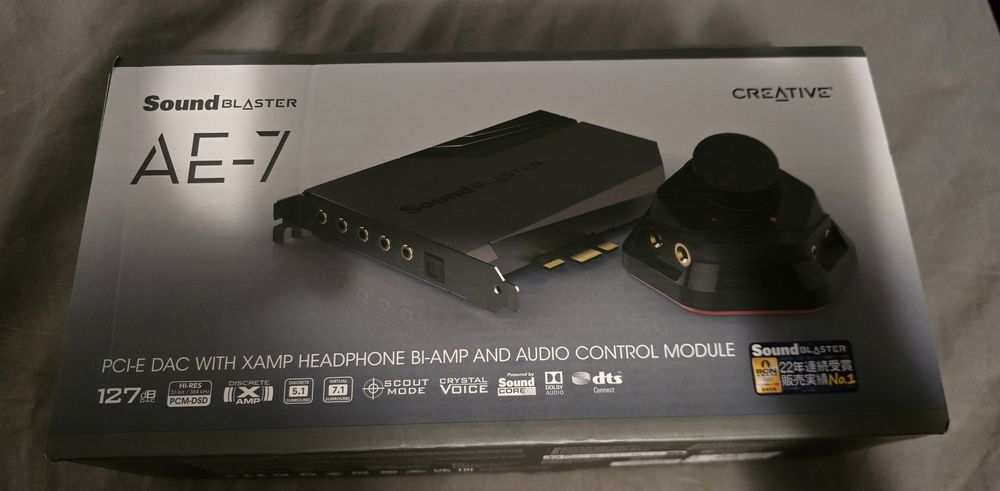 Placa de sunet SoundBlaster AE-7 ca noua