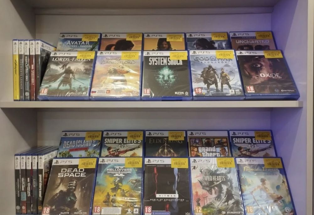 Диски для ps5 новые и б/у есть