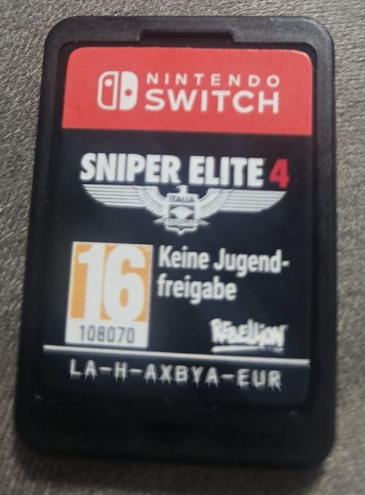 Sniper elite 4 nintendo switch