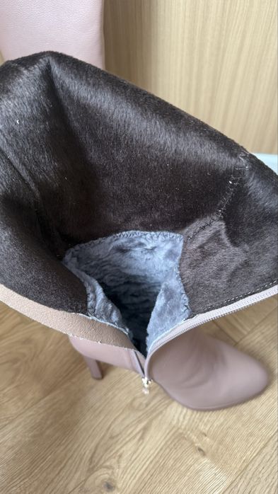 Сапоги на каблуке осень-зима