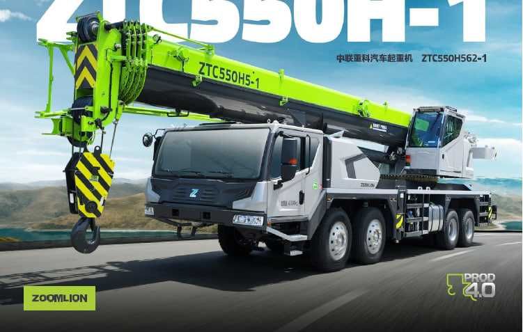 Zoomlion ZTC 550 H562 55 tonnalik