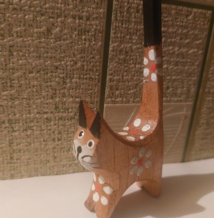 Кошка  ручной работы