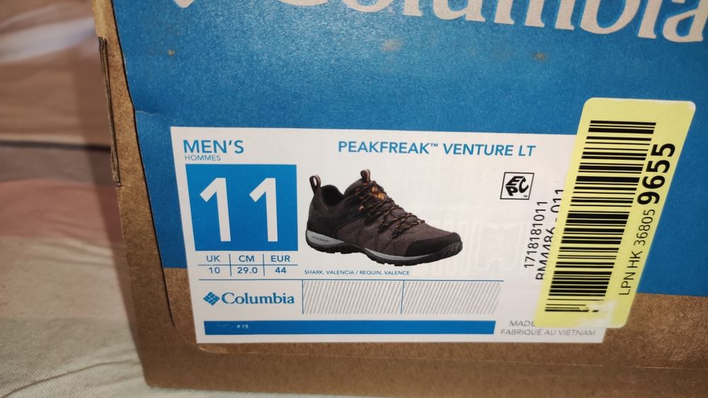 Чудесни леки туристически обувки Columbia №44