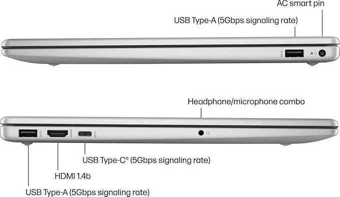 HP 15-fc0122nia 15.6” FHD AMD Ryzen 5-7520U 8GB LPDDR5 512GB SSD windo