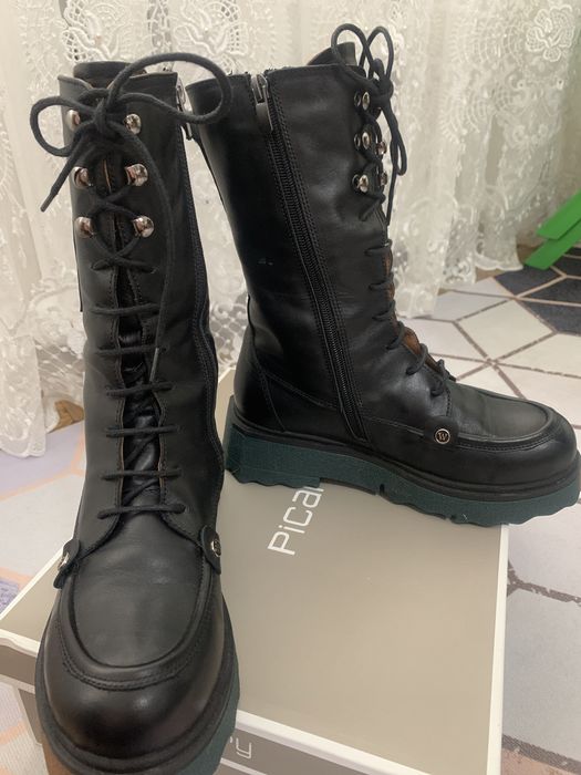 Молодежные кожаные ботинки осень 36 размер