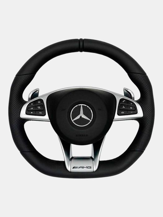 Руль AMG Mercedes-Benz C-Class W205 с типтроником, Black Piano