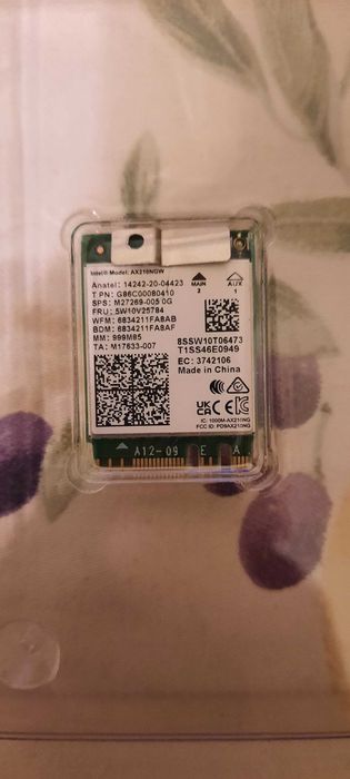 Placa Wireless Syoncon WIFI AX210NGW, Bluetooth 5.3, M.2 NGFF SSD