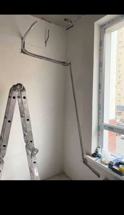 Установка кондиционера 2 этапа