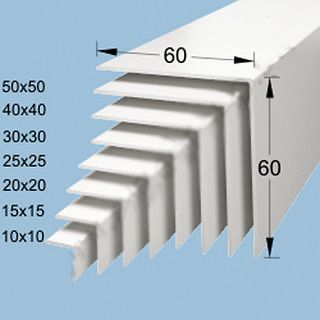 Пластиковые уголки ПВХ. Обойные уголки