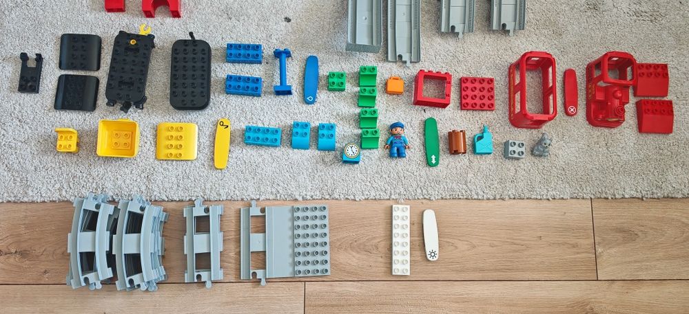 Set tren cu aburi Lego Duplo + 2 seturi de sine