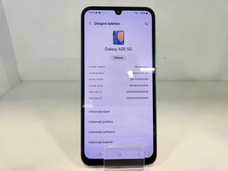 Telefon Samsung A25 6/128Gb (Ag8 Tudor1/B74906) – Garantie 2 Ani!